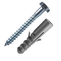 Kit 25 Buchas 8 S Ciser E Parafuso Sextavado Soberba 3/16x60