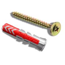 Kit 25 Buchas Duopower 6mm + Parafusos Flangeados 4,0x40mm