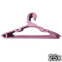 Kit 25 Cabides Infantil Reforçado Polipropileno Para Guarda Roupa Criança Bebê 30cm Resistente Cores - Kit 25 Cabides Infantil Reforçado Polipropileno Para Guarda Roupa Criança Bebê 30cm Resistente Cores -