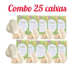 Kit 25 Caixa De Sabonete Infantil Natura Mamãe Bebê 2un Cada