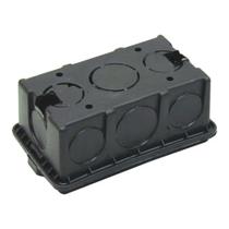 Kit 25 Caixinha De Luz 4x2 Plastica Preto P/interruptor Ou Tomada