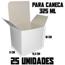 Kit 25 Caixinhas Para Caneca / Xícara 325ml 9cm x 11cm x 10cm Pré Montadas Kit 25 Caixinhas Para Caneca / Xícara 325ml 9cm x 11cm x 10cm Pré Montadas