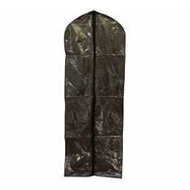 Kit 25 Capa Vestido com Zíper 1,05 Para Ternos e Roupas Frente Pvc Cristal transparente e TNT