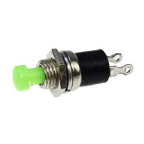 Kit 25 Chave Botão Push Button NA Verde