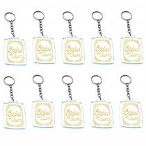 Kit 25 Chaveiros Bodas de Ouro 50 anos Aniversário Casamento