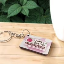 Kit 25 Chaveiros MDF Dia dos Professores Lembrancinha