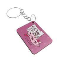 Kit 25 Chaveiros MDF Outubro Rosa Conscientização Câncer de Mama