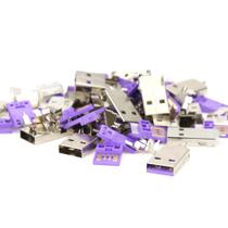 Kit 25 Conector Usb-A Fêmea Longo Para Cabo 180 Kit 25 Conector Usb-A Fêmea Longo Para Cabo 180