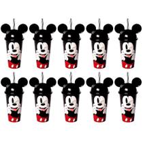 Kit 25 Copos do Mickey com Orelhas p/ Festa Infantil Decoração Lembrancinha - Plasútil