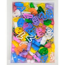 Kit 25 Cortador Numero Forminha de Massinha Modelar