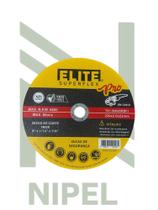 Kit 25 -disco de corte - ferro/aluminio/inox 9"x1/12"x7/8" - uso emerilhadeira - elite pro