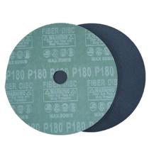 Kit 25 Disco de Fibra 180mm 7" Grão 180 Granito Marmoraria