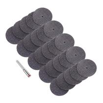 Kit 25 Discos Corte Mini Retifica Com Fibra De Vidro 32mm