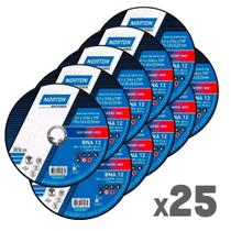 Kit 25 Discos de corte para metal e inox 4.1/2 x 3/64 x 7/8" - BNA12 Kit 25 Discos de corte para metal e inox 4.1/2 x 3/64 x 7/8" - BNA12