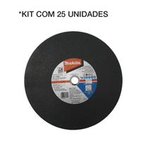 Kit 25 Discos P/ Corte Ferro 14 X 1 B-14598 Makita