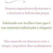 Kit 25 Expositor Bijuterias Jóias Colar Anel Brinco Branco - Oc Shop