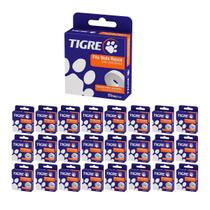 Kit 25 Fita Veda Rosca 18mm Com 10 Metros Branca Tigre