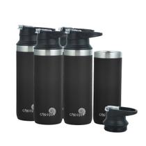 Kit 25 Garrafas Térmica de Inox Office Preta