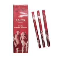 Kit 25 Incensos Hem Amor - Aroma Romântico e Aconchegante