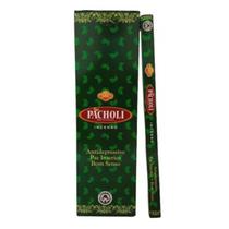 Kit 25 Incensos Indiano Patchouli Sensualidade, Conexão e Energia da Terra