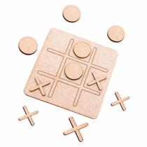 Kit 25 Jogos da Velha MDF 10cm Artesanato Lembrancinhas Kit 25 Jogos da Velha MDF 10cm Artesanato Lembrancinhas