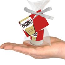 Kit 25 Lembrancinhas Loção Pós Barba Cartão Dia dos Pais