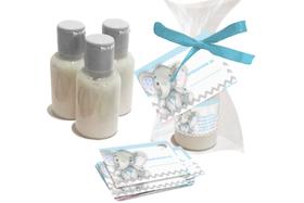 Kit 25 Lembrancinhas Mini Hidratante Elefante Chá De Bebê