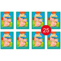 Kit 25 Livrinhos Os Três Porquinhos por um Dia Lembrancinha de Festa Sacolinha Aniversário