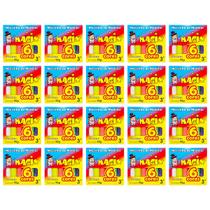 Kit 25 Massinha De Modelar 6 Cores Magix 90g Multicolor