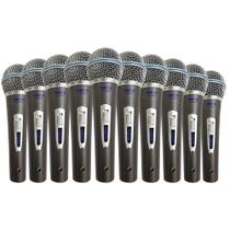 Kit 25 Microfones Dinâmicos com Fio TK 22C Onyx Kit 25 Microfones Dinâmicos com Fio TK 22C Onyx