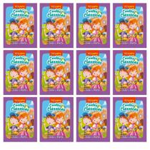 Kit 25 Mini Livros Conto Classico Infantil - Joao e Maria