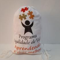 Kit 25 mochila saco personalizada