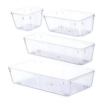 Kit 25 Organizador Multiuso Modular Gaveta Acrílicos Casa