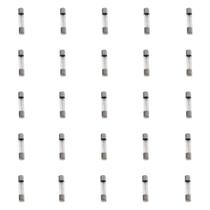 Kit 25 Peças Fusíveis de Vidro 20AGF 5x20mm 0,5A / 250V Fusi Bras