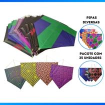 Kit 25 Pipas Media de 48x37 cm Sortida Vareta Reta Infantil