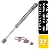 KIT 25 Pistão A Gás 80N Mini 185mm Força Normal Beltools KIT 25 Pistão A Gás 80N Mini 185mm Força Normal Beltools