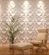 Kit 25 Placas 3D Autoadesiva Revestimento de Parede Premium Dakar 25x25cm Kit 25 Placas 3D Autoadesiva Revestimento de Parede Premium Dakar 25x25cm