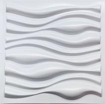 Kit 25 Placas De Pvc Barcelona 3d Revestimento Alto Relevo Decora 50x50cm