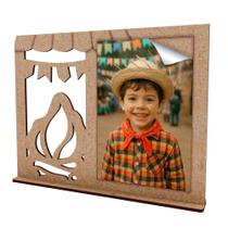 Kit 25 Porta Retrato Decorativo para Festa Junina MDF Lembrancinha