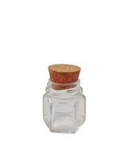 Kit 25 Potes De Vidro 40 Ml Sextavado Com Rolha Kit 25 Potes De Vidro 40 Ml Sextavado Com Rolha