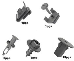 Kit 25 Presilhas Parabarro Dianteiro Hilux 2005 a 2015 Sw4 Kit 25 Presilhas Parabarro Dianteiro Hilux 2005 a 2015 Sw4