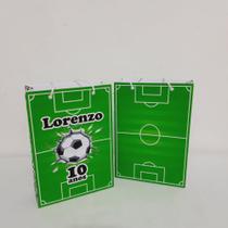 Kit 25 sacolinhas personalizadas futebol - Orvalho festa