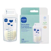 Kit 25 Sacos Para Armazenar Leite Materno 180ml MAM BPA Free Bebê Pode Ir Ao Freezer - Mam Cor:Transparente Kit 25 Sacos Para Armazenar Leite Materno 180ml MAM BPA Free Bebê Pode Ir Ao Freezer - Mam Cor:Transparente