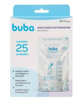 Kit 25 Sacos Para Armazenar Leite Materno 200ml - Buba