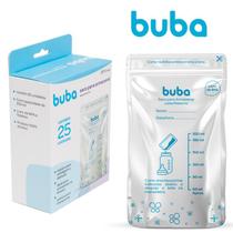 Kit 25 Sacos Para Armazenar Leite Materno BPA Free Com Marcador - Buba