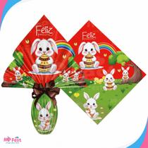 Kit 25 Sacos Para Ovos de Páscoa - Embalagem Practice Vários Tamanhos modelo:Bosque do Coelho - VERMELHOtamanho:34x34 ( Kit 25 Sacos Para Ovos de Páscoa - Embalagem Practice Vários Tamanhos modelo:Bosque do Coelho - VERMELHOtamanho:34x34 (