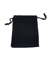 Kit 25 Saquinhos Veludo 7X9Cm Preto