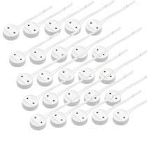 Kit 25 soquete fluor lamp tubular t8 c/ rabicho