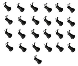 Kit 25 Spot Trilho Perfilado Eletro calha Par20 Bulbo OL3