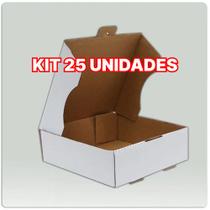 Kit 25 Un Caixa Para Bolo Média N7 Para Delivery, Confeitaria